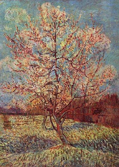 Vincent Van Gogh Bluhender Pfirsischbaum Norge oil painting art